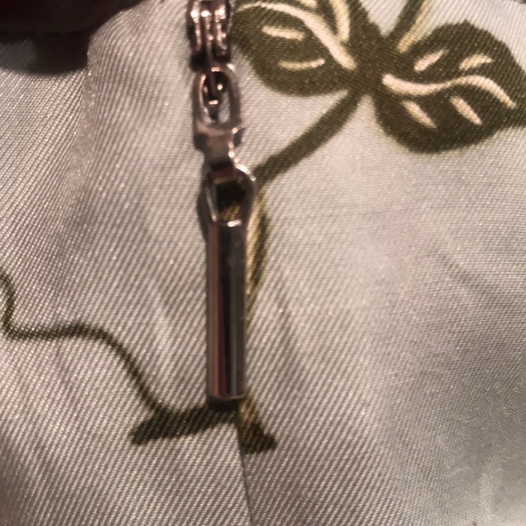 Rebecca Taylor Seafoam Flowers Ruffle Sleeve Belt Tie Midi Dress 4. Silk Blend - Picture 4 of 8